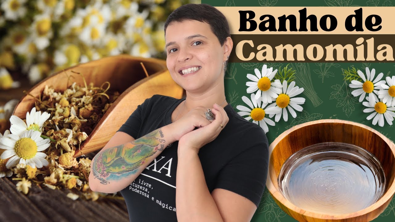 Banho de Camomila: como fazer e seus usos na Bruxaria e na Magia Natural