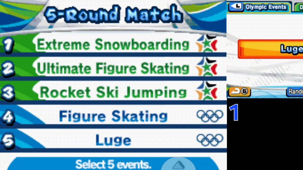 Mario and sonic at the olympic winter games ds: 5-round match [1] (#44)