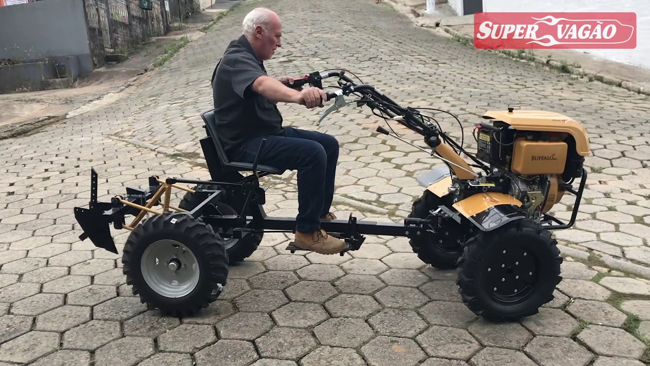 Motocultivador 4 rodas Multiuso Super Vag&atilde;o.
