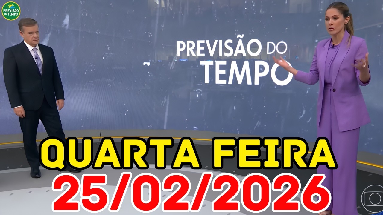 PERIGO EM MINAS: Qualquer chuva pode causar novos estragos | Previs&atilde;o do Tempo Jornal Hoje 25/02