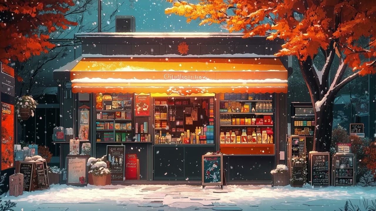 Autumn Vibes⛄Take time for yourself⛄Enjoy music for relax/chill with me🎧Lofi Hip Hop - Lofi Coffee☕
