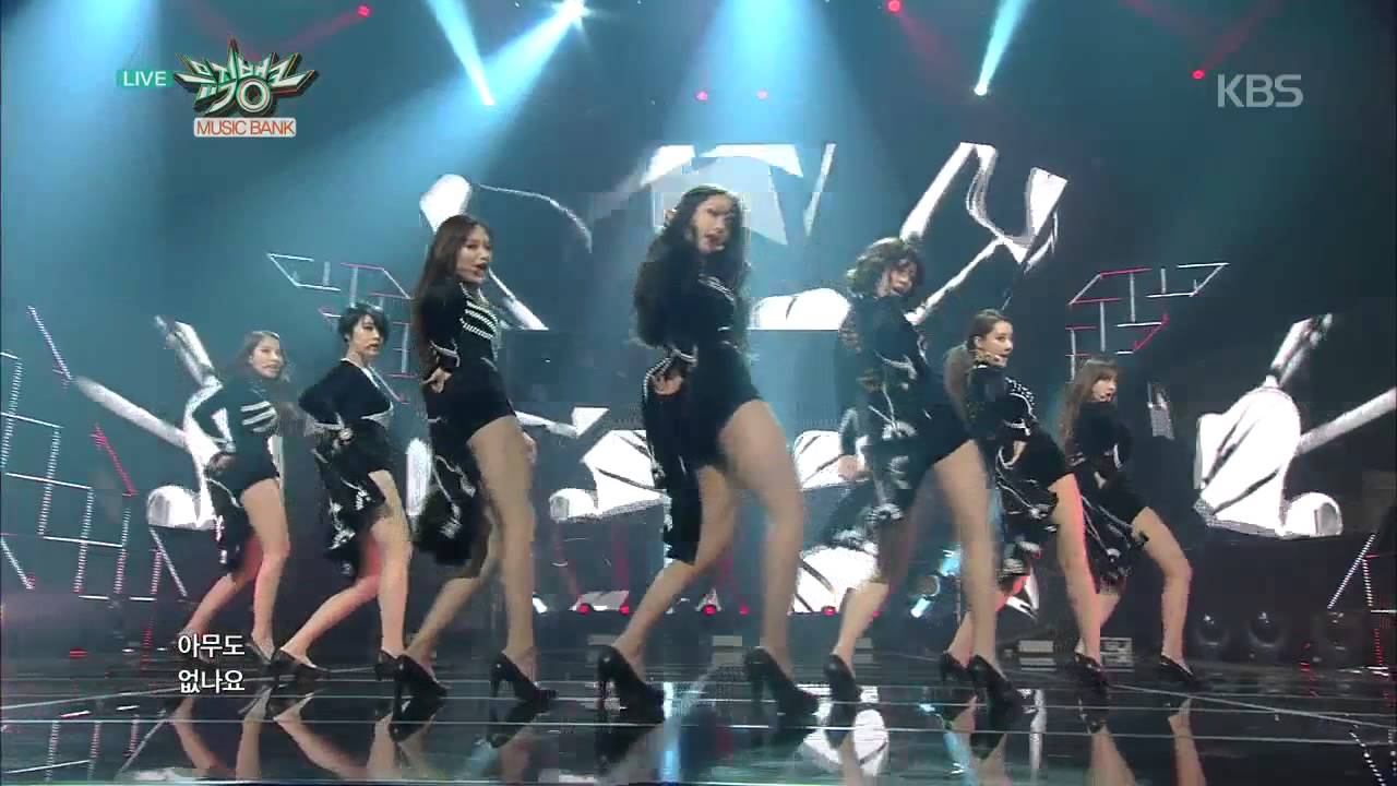 [HIT] 뮤직뱅크 - 레인보우 더욱 치명적인 섹시미, '블랙스완(Black Swan)'. 20150227