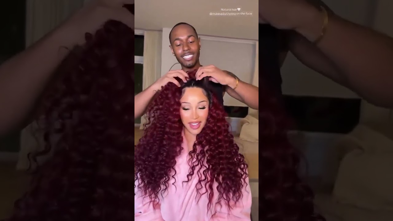 Cardi B&rsquo;s natural curly red hair 🌹😍 #cardib #bardigang #explore