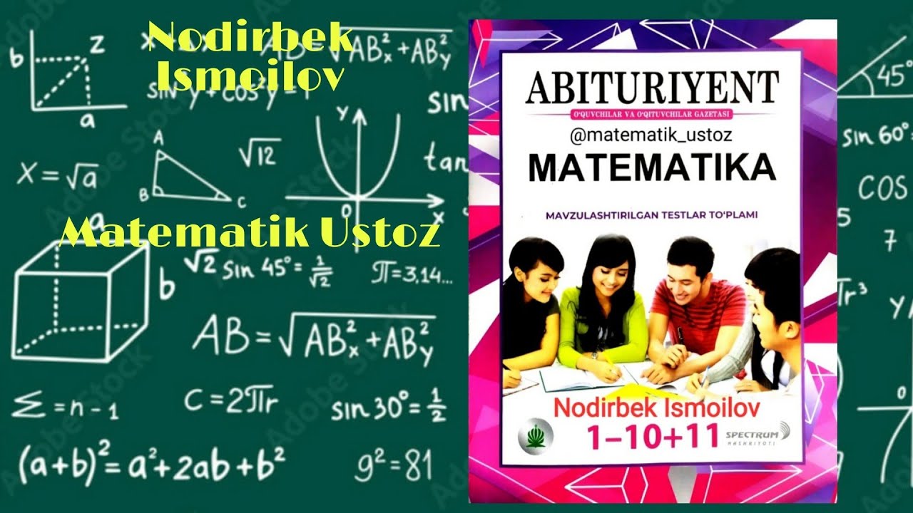 Oddiy kasrlar ustida amallar | Abituriyent 1-10+11 kitobidan | 11-dars | Nodirbek Ismoilov