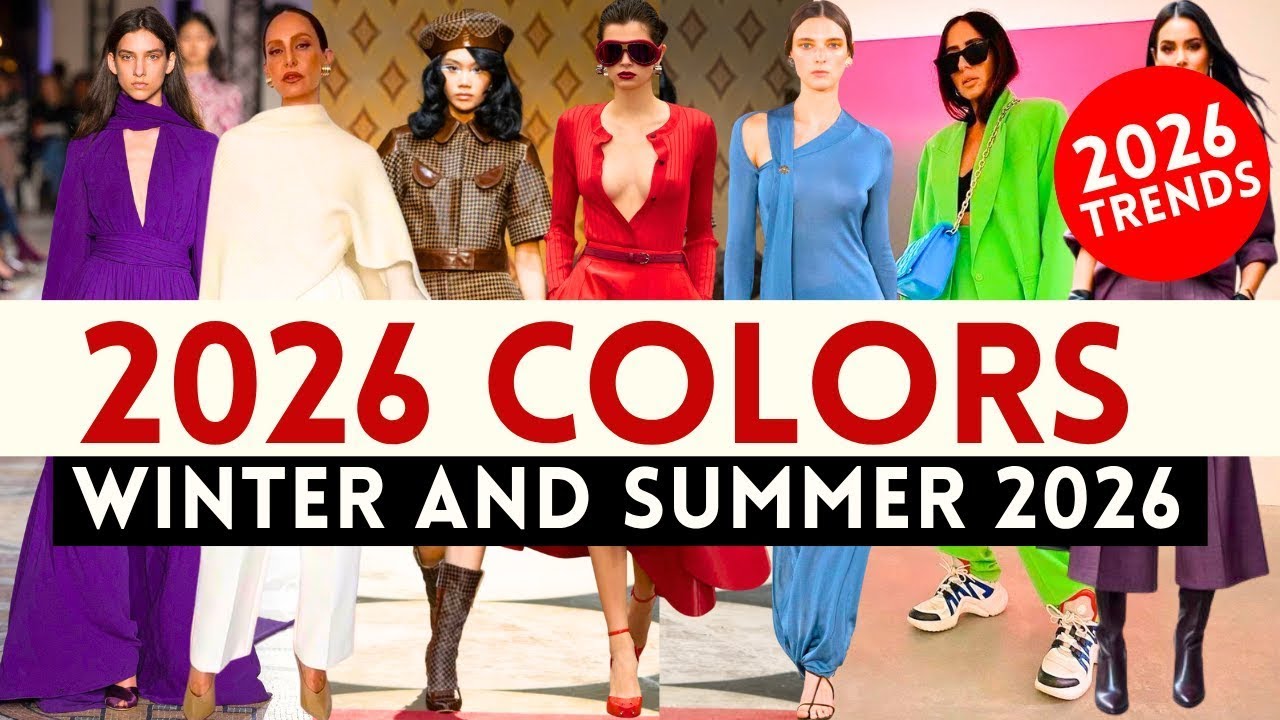 🔴10 TRENDING COLORS FOR 2026!