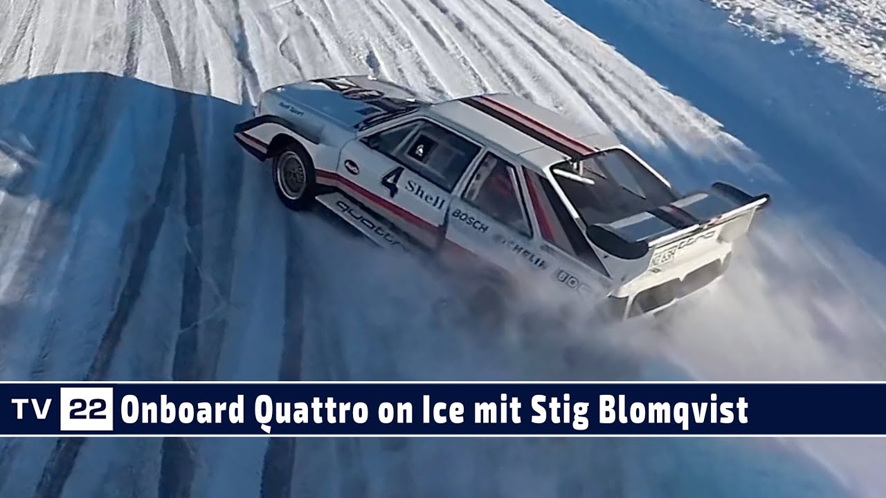 MOTOR TV22: Onboard Quattro on Ice Audi S1 E2 mit Stig Blomqvist