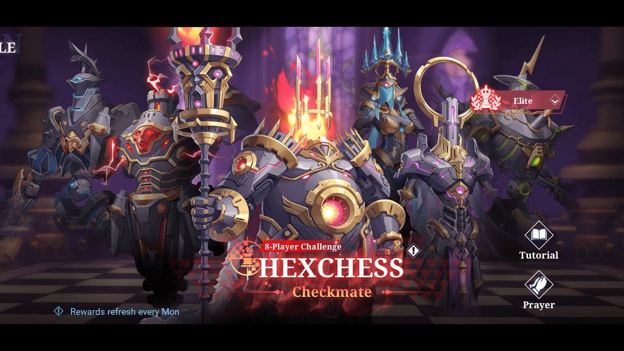 HexChess Elite - Gunner POV With Tips on Bosses! - Crystal of Atlan