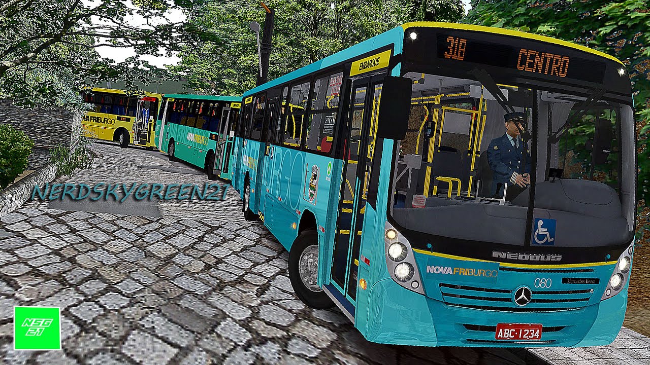 [OMSI 2] LANÇAMENTO Neobus Mega 2006 mb of-1722m by Sergio - Versão Final +G27/ Mapa Nova Friburgo
