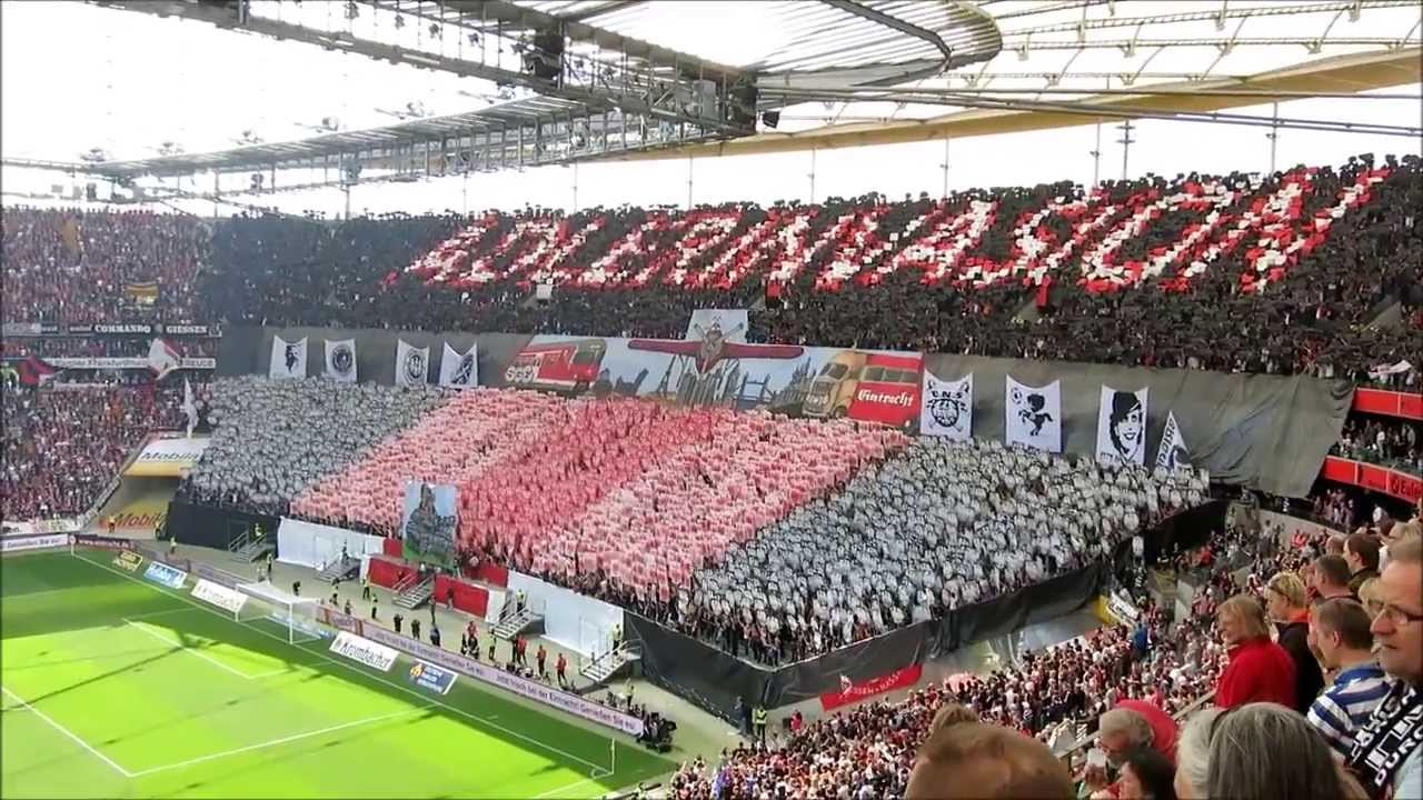 Eintracht Frankfurt Fan Choreo 18.5.2013 - Saisonfinale gegen VfL Wolfsburg (2:2)
