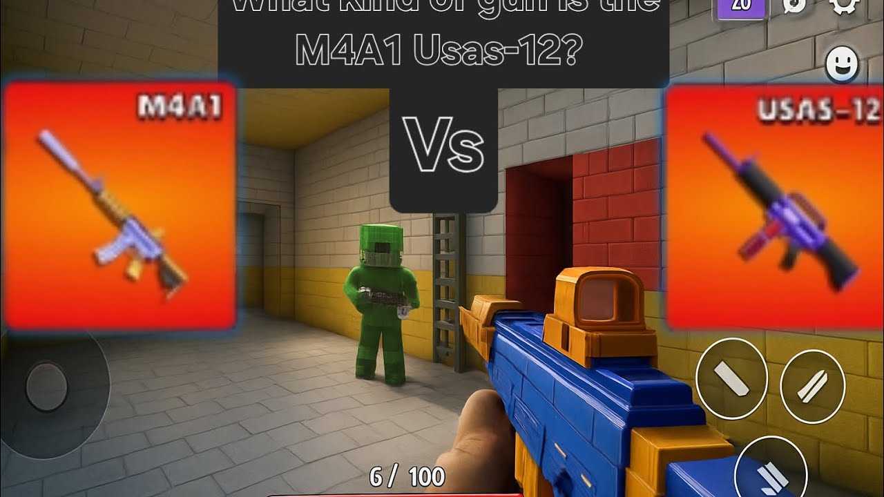 What kind of gun is the M4A1 Usas-12? 