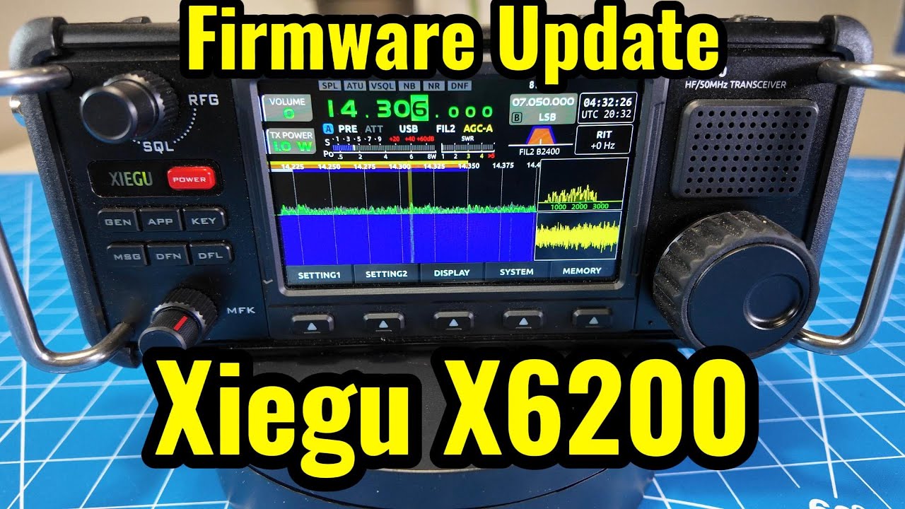 Xiegu X6200 Firmware Update