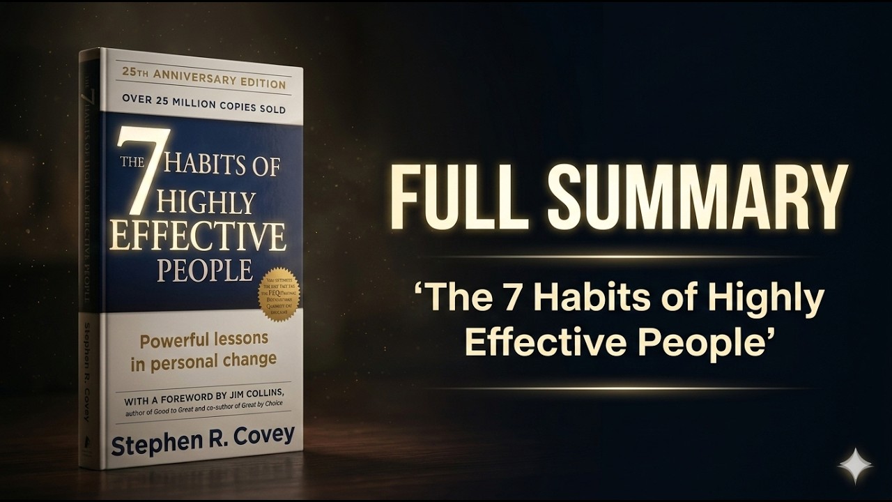 The 7 Habits of Highly Effective People — Full Book Summary | All Chapters Explained | Complete