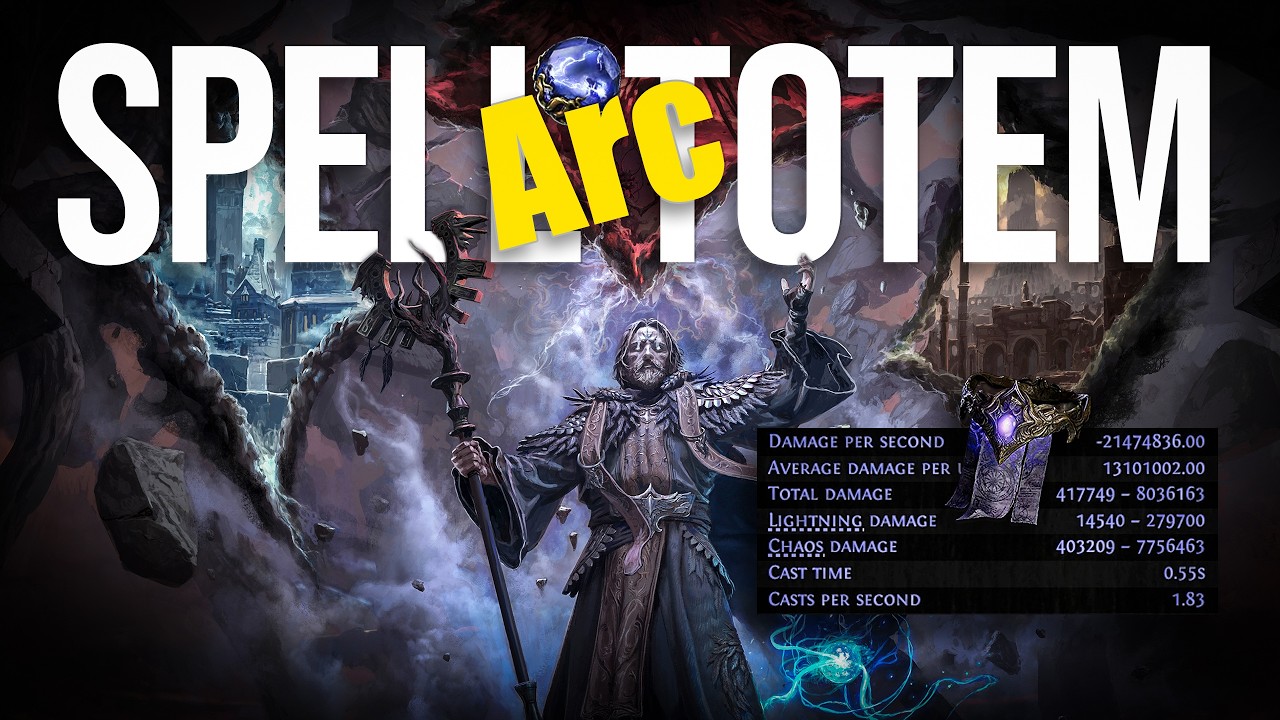 [PoE 2] Тотем заклинаний Arc | 500-кратный урон с помощью Indigon | Руководство по сборке Oracle