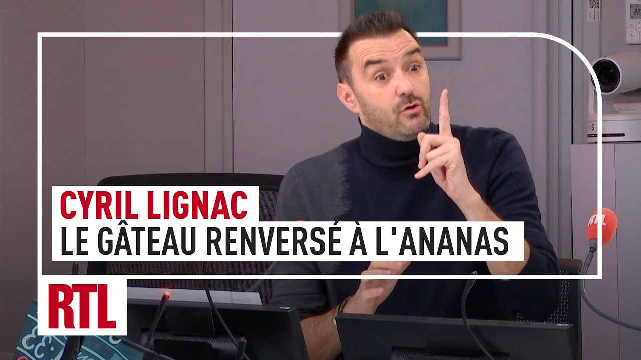 Cyril Lignac : le g&acirc;teau renvers&eacute; &agrave; l'ananas