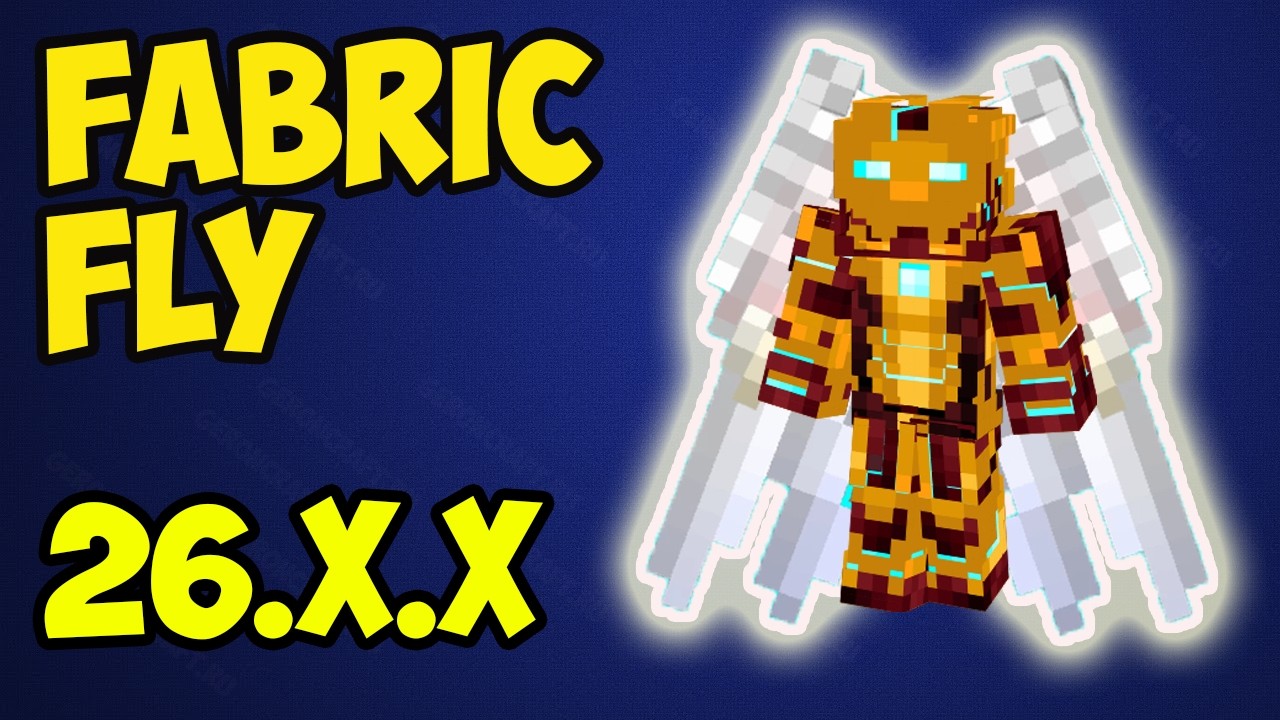 Minecraft FLY MOD 1.21.6 - how to use (Spotlight) (FLY Cheat Mod 1.21.6 with FABRIC)