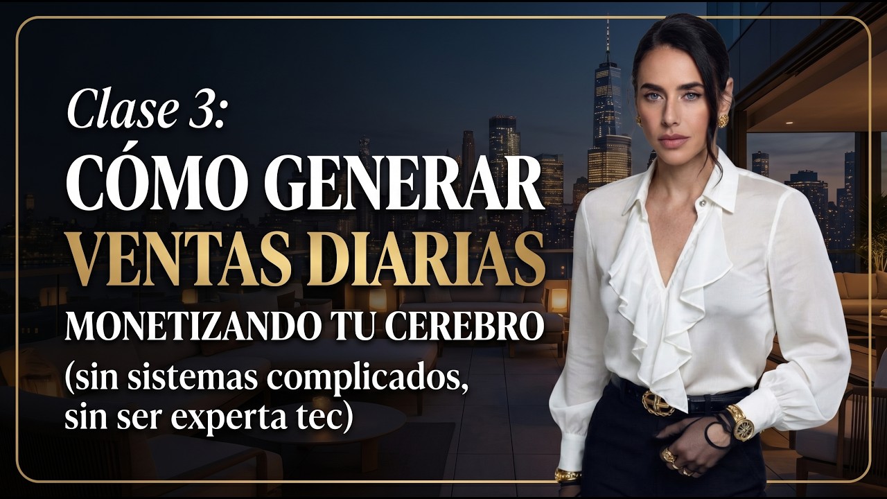 C&oacute;mo Generar Ventas Diarias Monetizando Tu Cerebro (Sin Sistemas Complicados, Sin Ser Experta Tech)