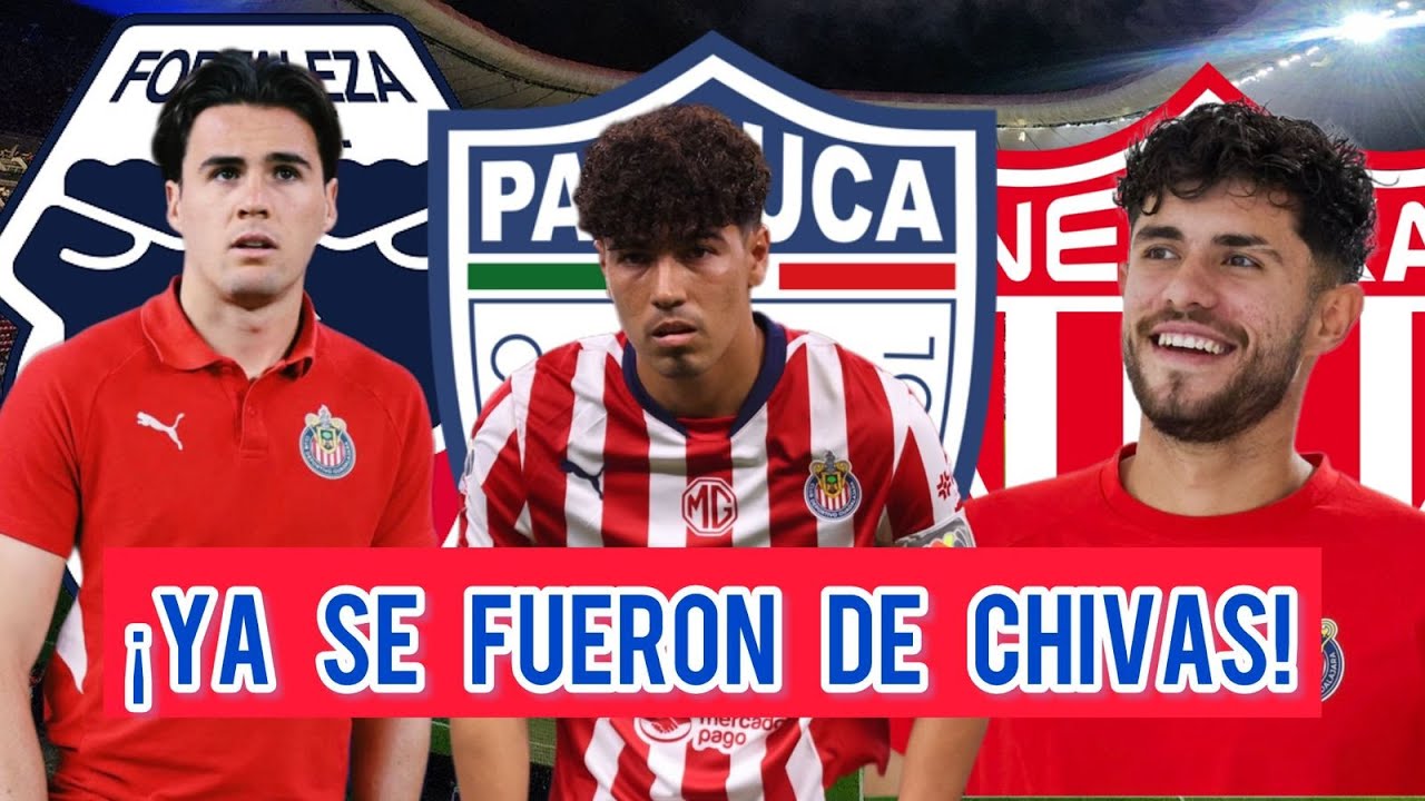 🚨 BAJAS CONFIRMADAS CHIVAS | ADI&Oacute;S GUTI, P&Aacute;JARO M&Eacute;NDEZ y TEUN WILKE