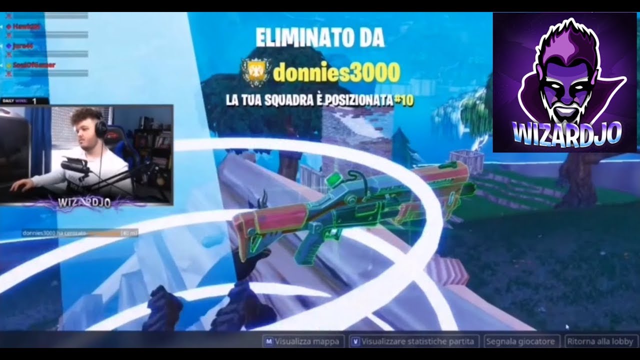 UCCISO WIZARDJO IN LIVE! LUI SI ARRABBIA E QUITTA!!