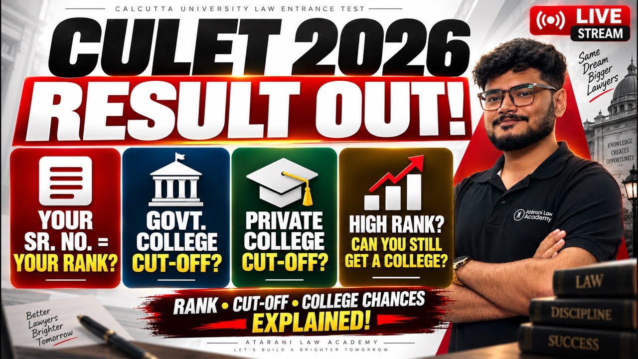 HIGH RANK IN CULET 2026? 😱 Let&rsquo;s Decode Your REAL College Chances &mdash; LIVE! 🔴