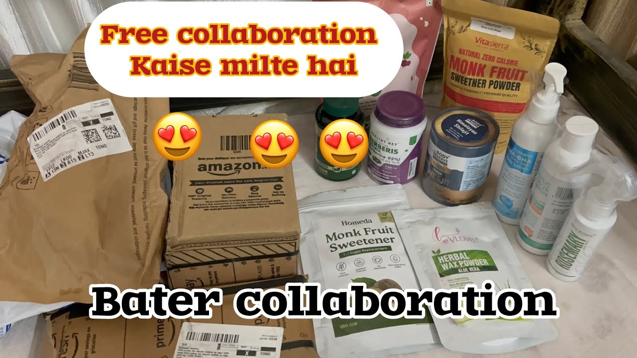 What is Barter Collaboration? How do you get free products? #bartercollaboration#freecollab
