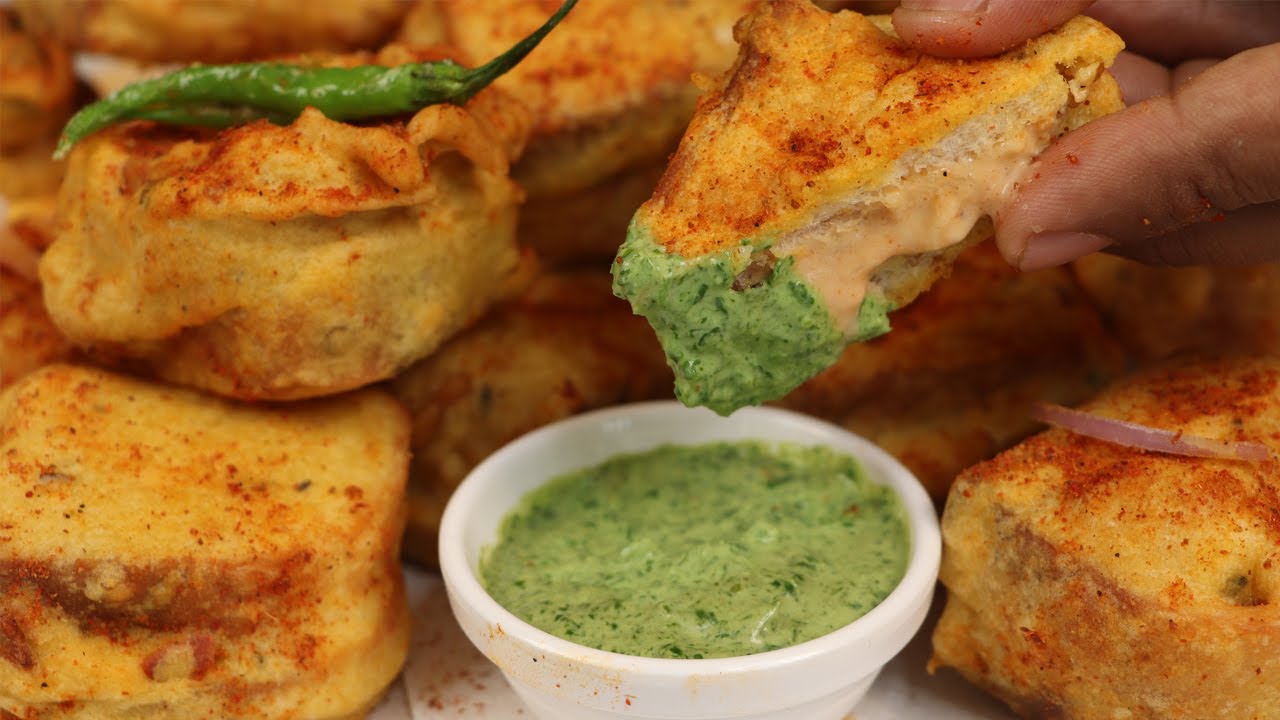 [ WOW! ] ब्रेड पकोड़ा की बिलकुल नयी रेसिपी, देखतेही इसके दीवाने हो जाओगे | Veg Bread Pakora & Chutney