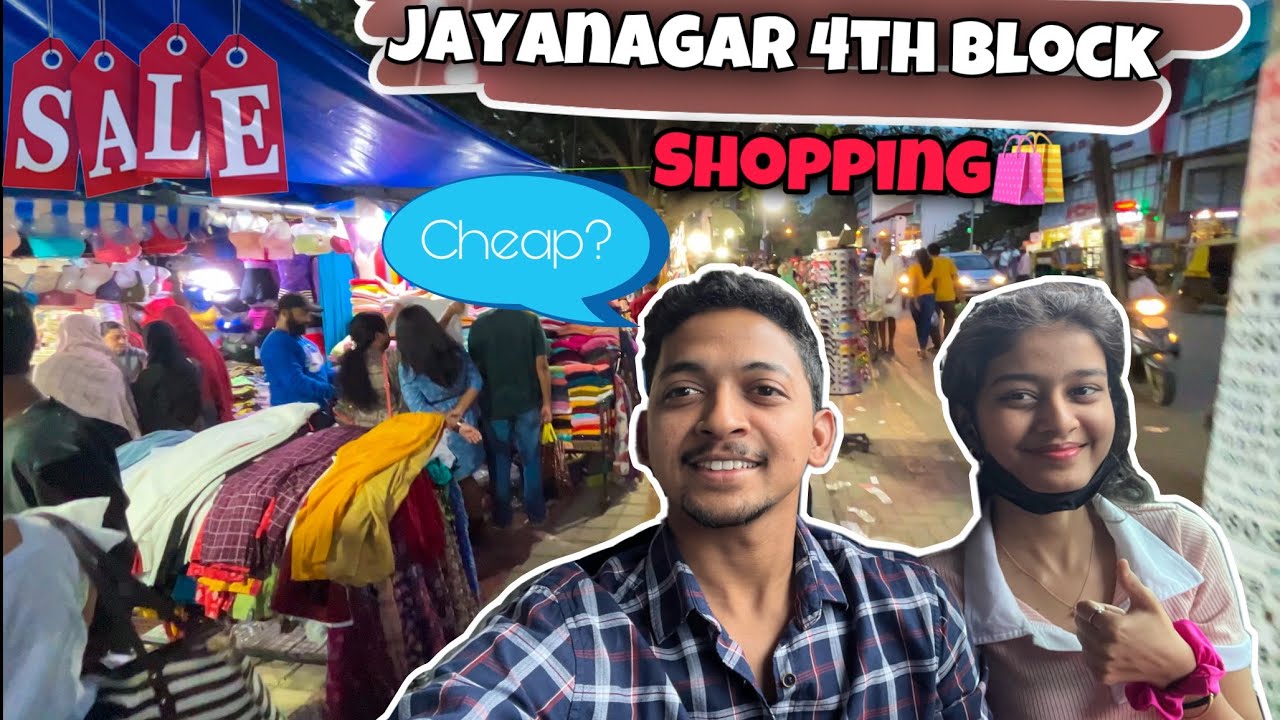 Jayanagar 4th Block Shopping, Banglore | One Of The Cheapest Shopping Street | Tops,Bags,Footwear.