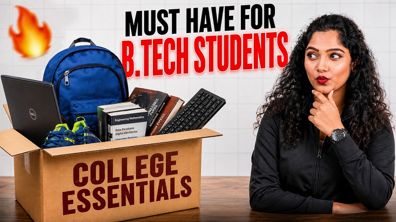 BTech Essentials 2026 | Must Buy Things Before Joining BTech Engineering College | Complete Check...