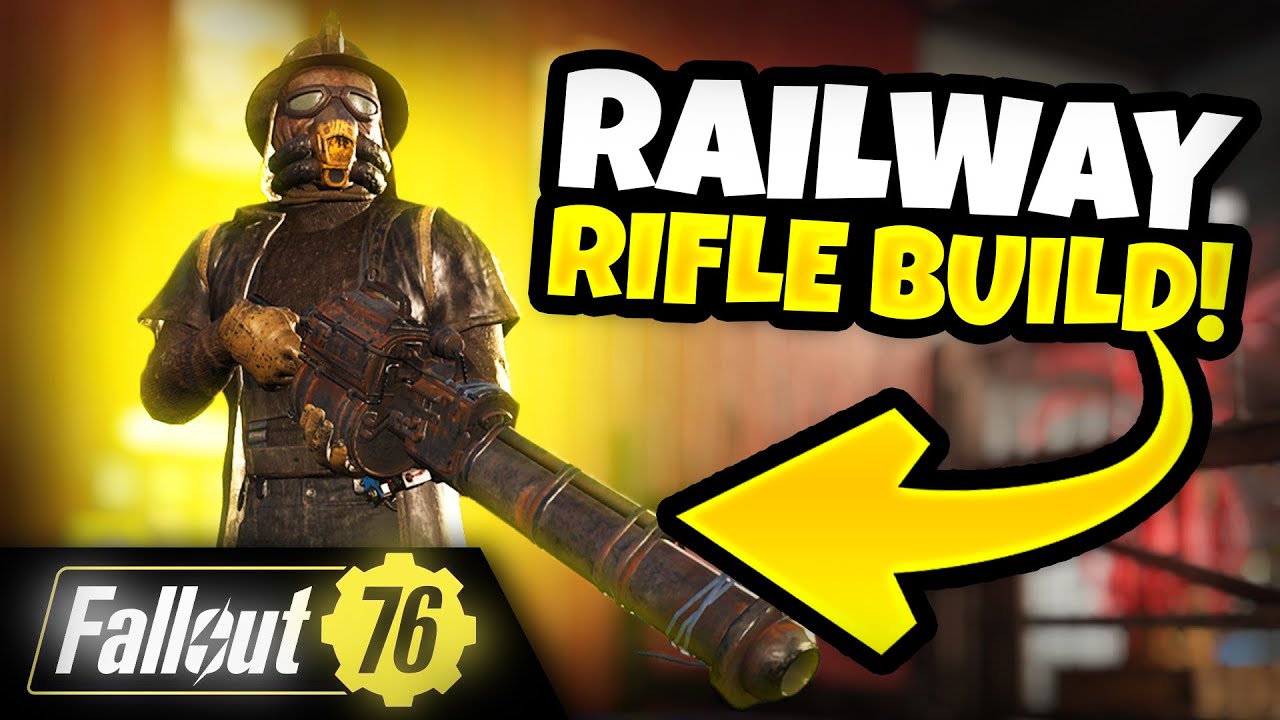 Dedicated RAILWAY RIFLE Character Build - Fallout 76