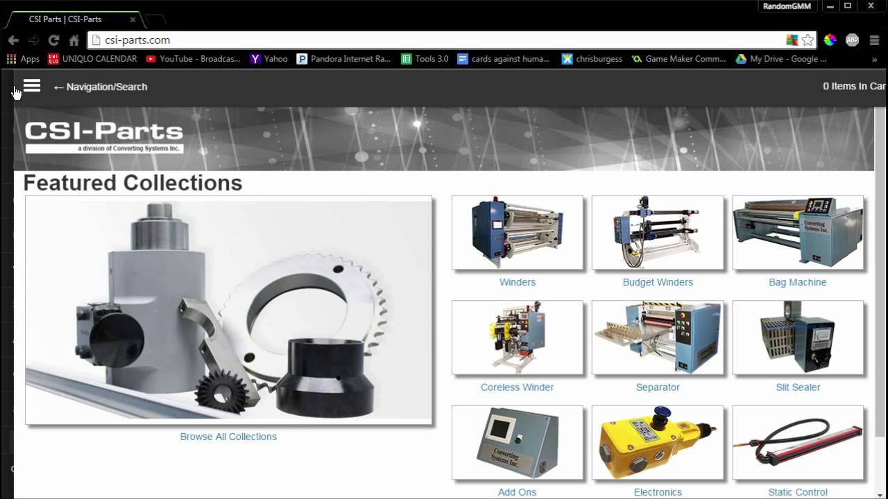 CSI-Parts - How To Create An Account