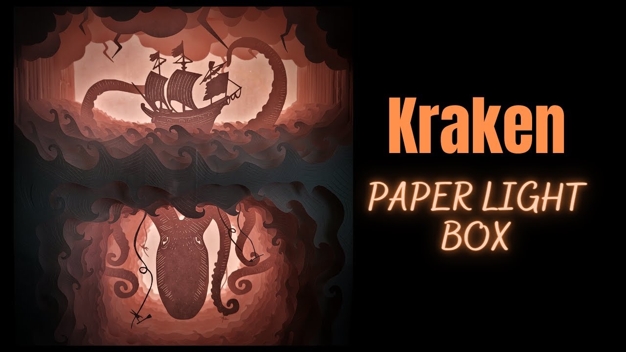 How to make a Kraken Papercut Light Box