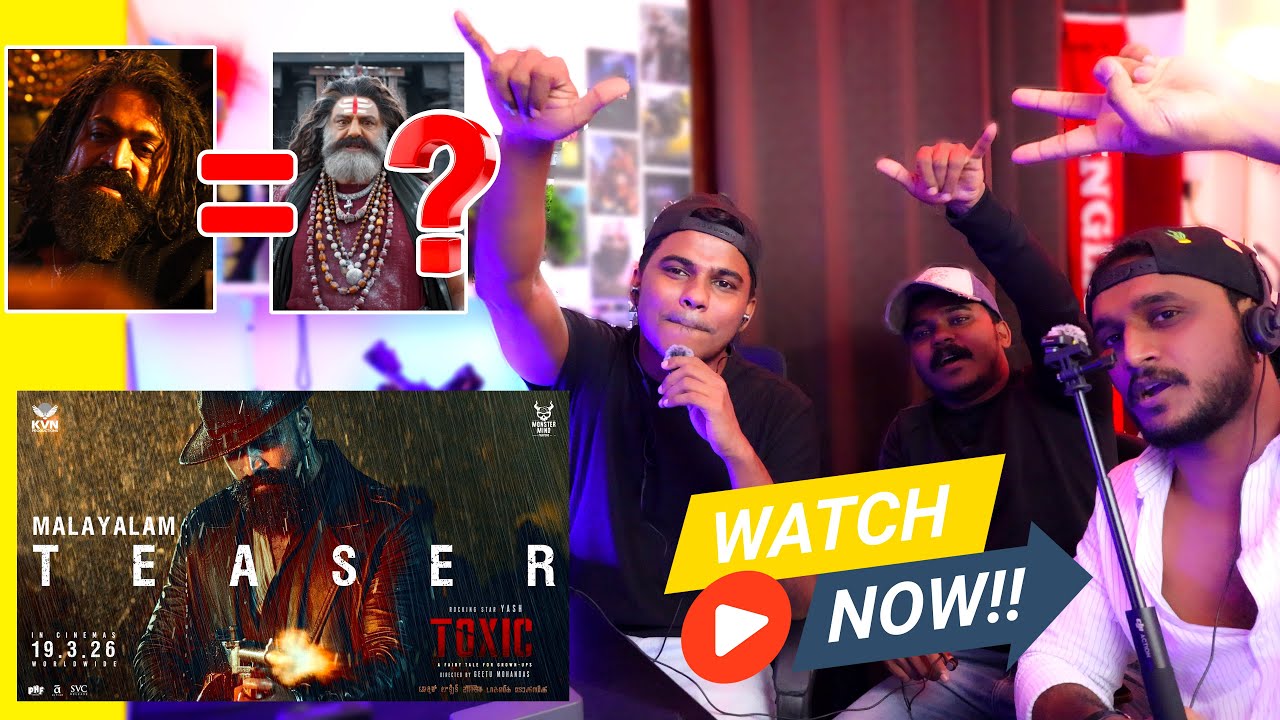“TOXIC Teaser Malayalam Reaction – Yash’s Fierce Raya SHOCKED Us! 🔥”