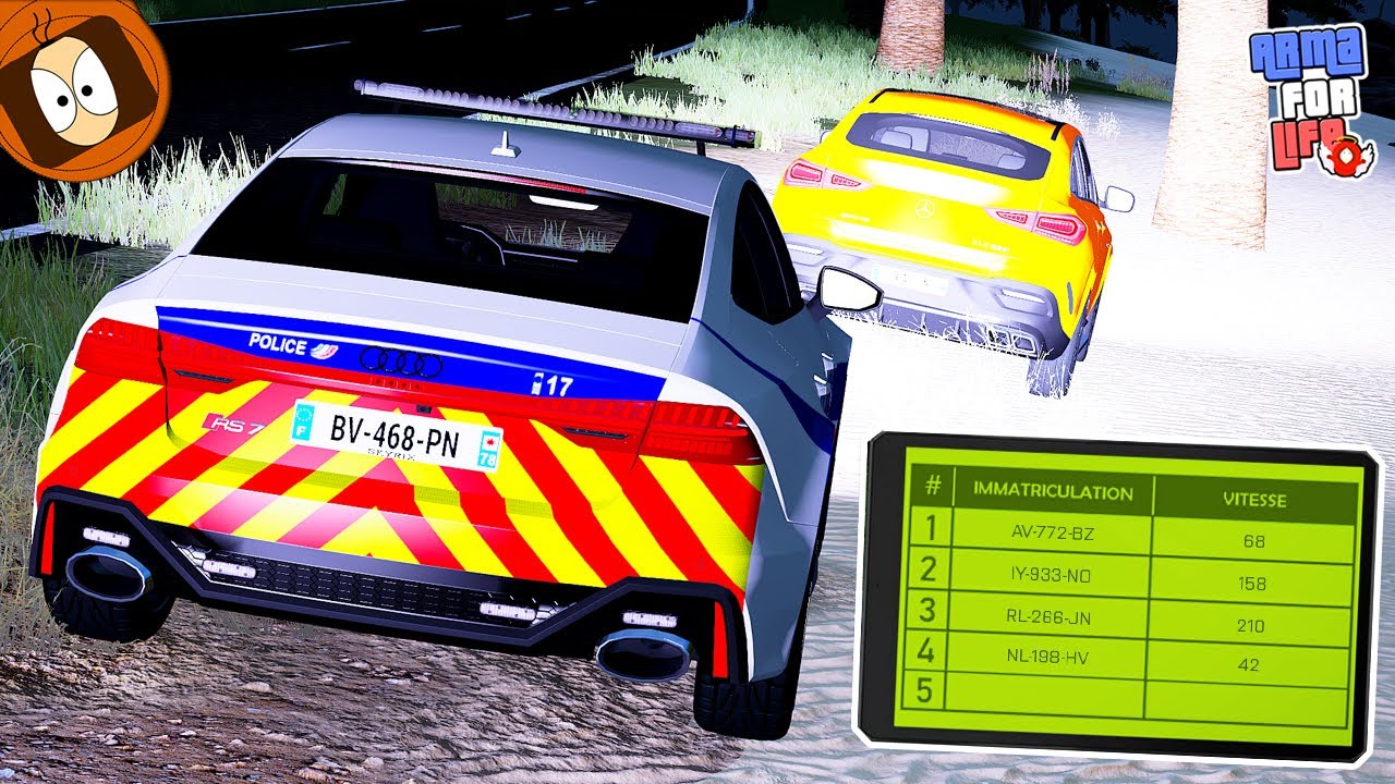 POLICE ERI RP : FLASH A 210 KM/H AVEC LE NOUVEAU RADAR !!