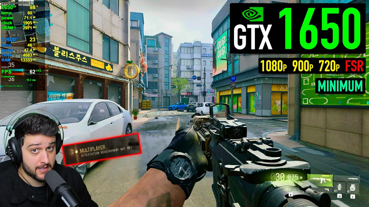 GTX 1650 &mdash; Call of Duty: Modern Warfare 4 &mdash; требуется обновление BIOS?!?