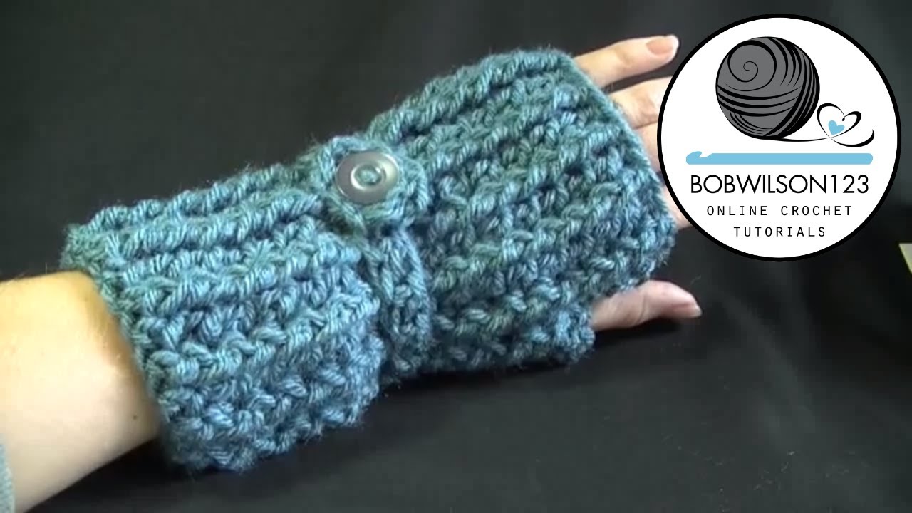 Cozy Fingerless Gloves Crochet Tutorial