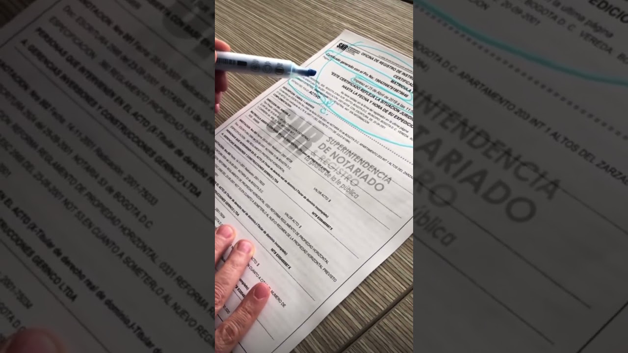 📜&iquest;Sabe leer un certificado de libertad y tradici&oacute;n?🔑
