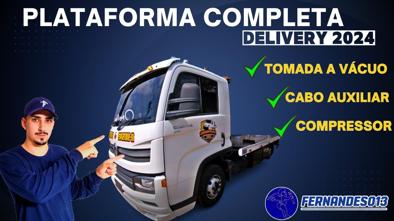 PLATAFORMA HIDRÁULICA 5,5 M !! EXPRESS DELIVERY 2024 !! GUINCHOS COMPLETOS
