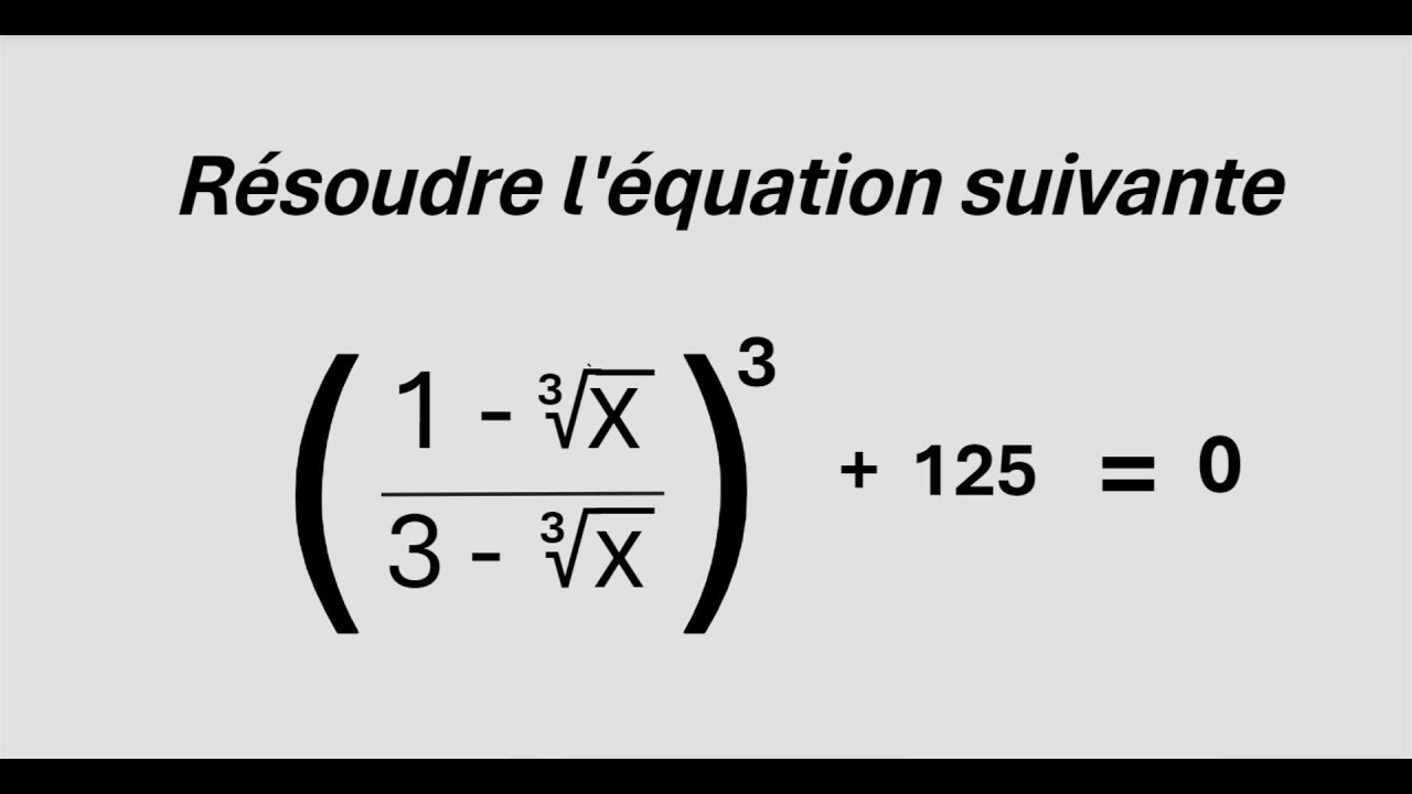 Math   2eme BAC S.M-   : Equation : Puissance et racine cubique