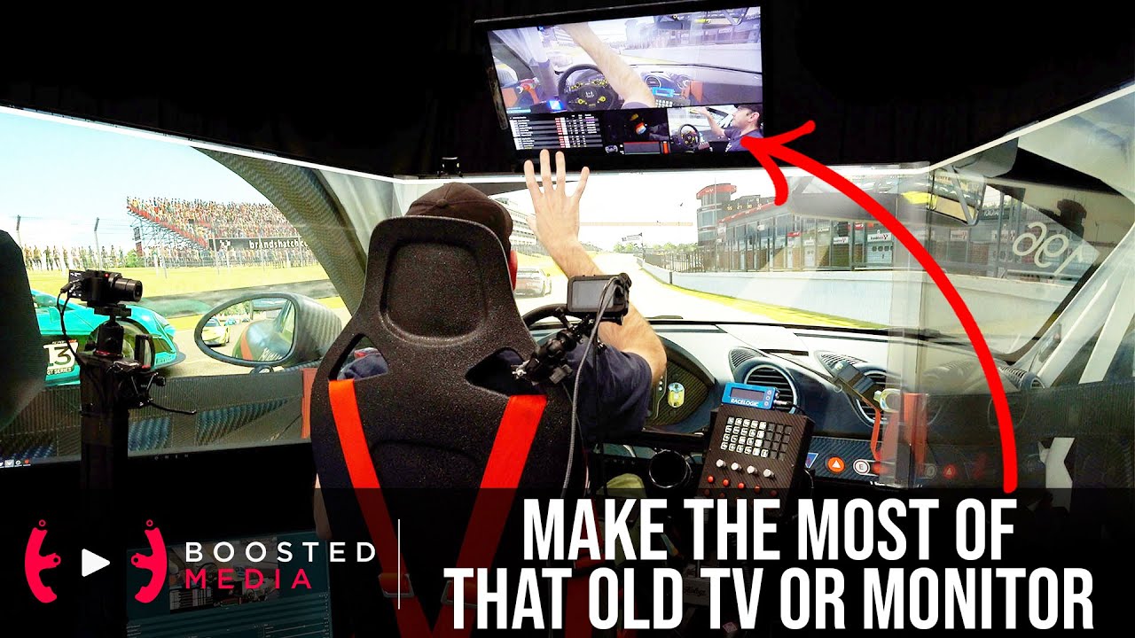 CHEAP SIM RIG MODS - Putting an old TV or PC Monitor to Good Use
