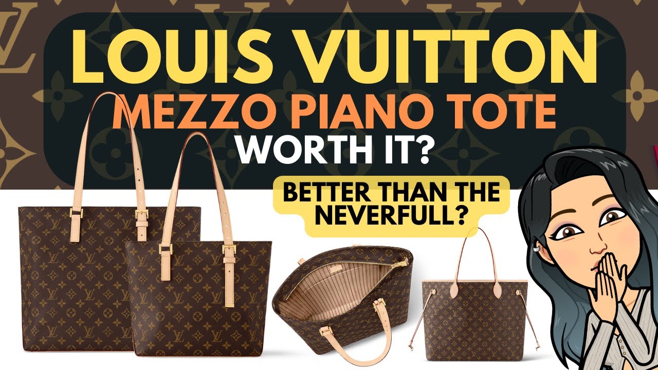 💓💓 LOUIS VUITTON MEZZO PIANO TOTE BAG- STILL WORTH IT 🥰 ❣ 💓- LOUIS VUITTON ZIP TOTE REVIEW PIANO LV