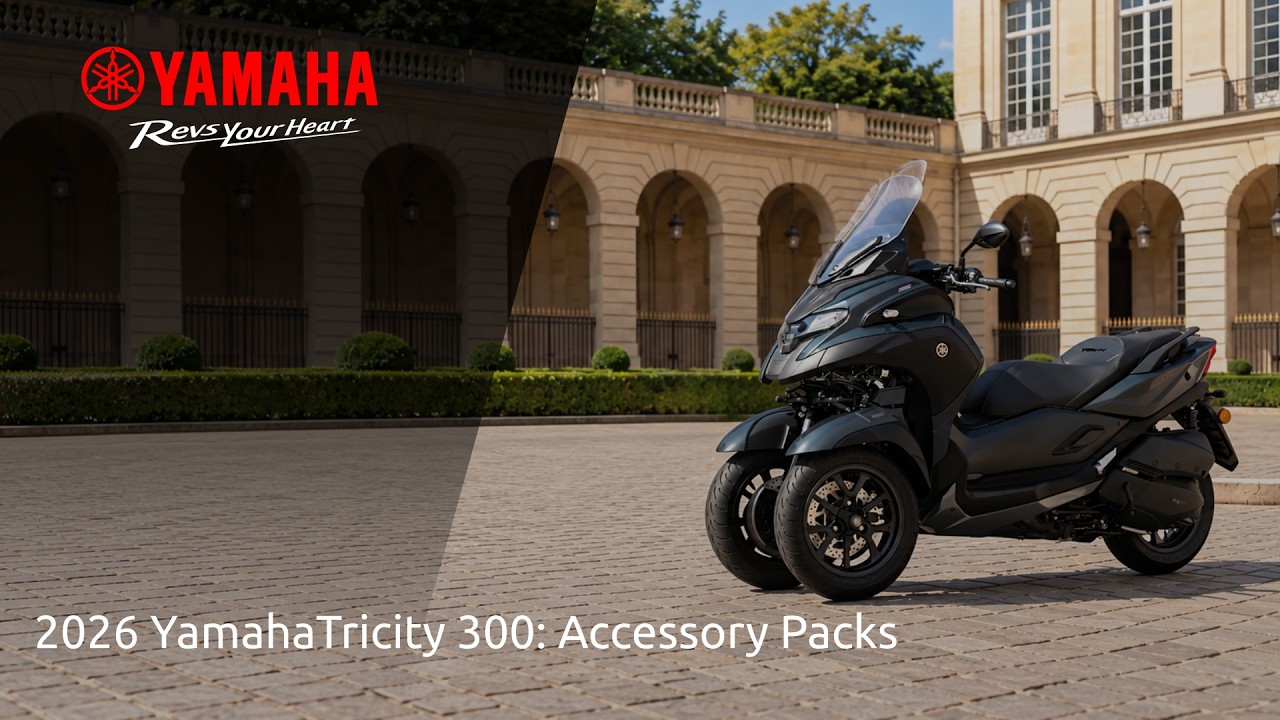 2026 Yamaha Tricity 300: Accessory Packs
