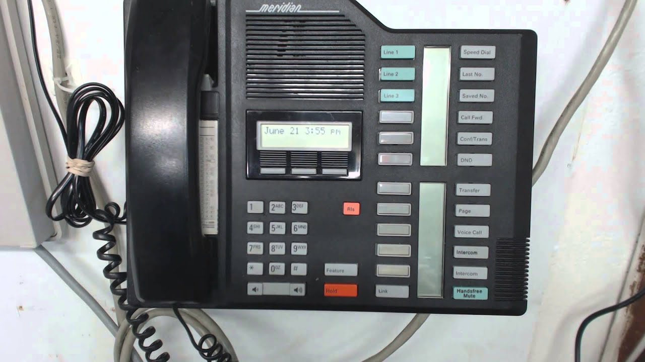 Norstar Ring Programming