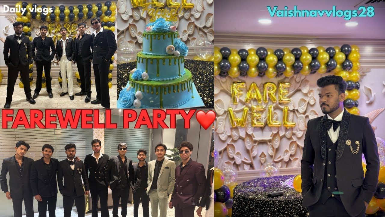 FAREWELL PARTY 2025-26❤️|Daily vlogs|Vaishnavvlogs28