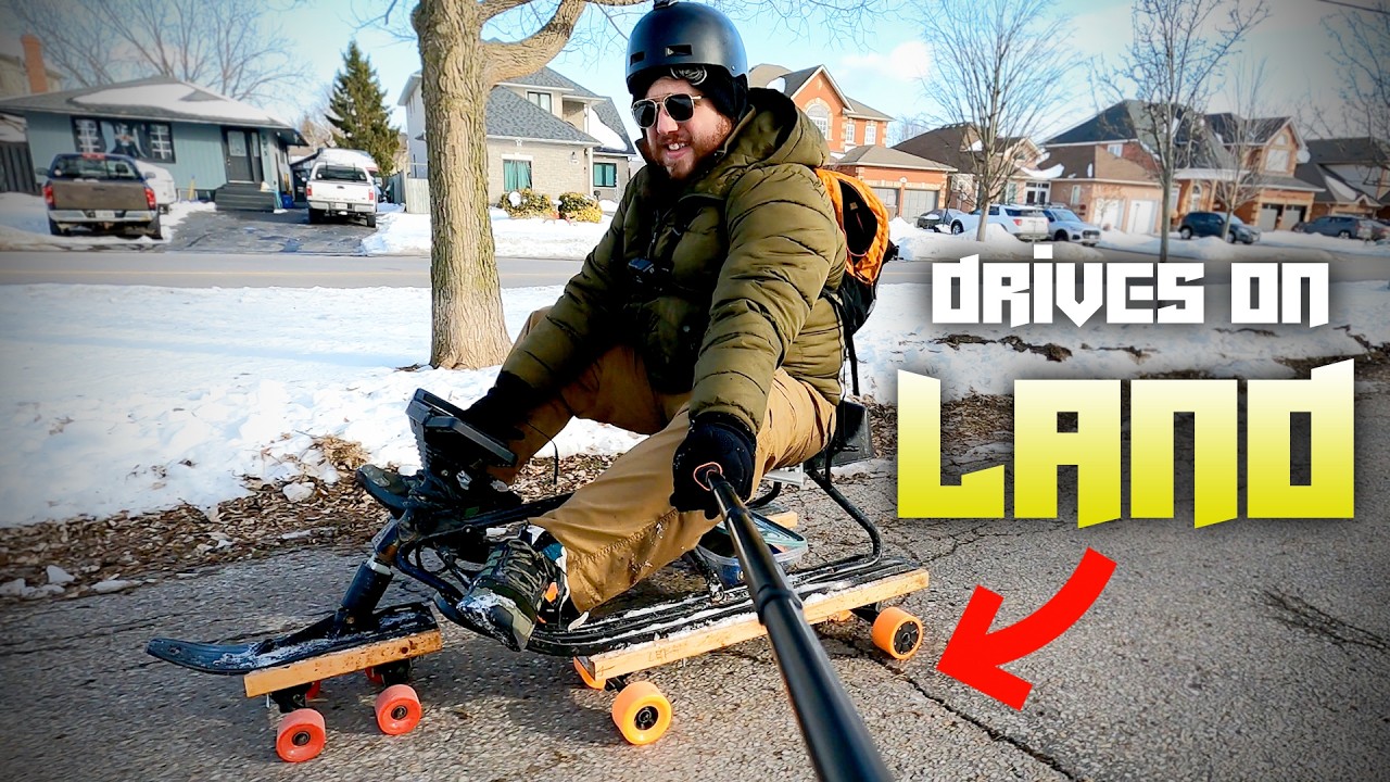 I Built A Snow Racer That Drives On Land