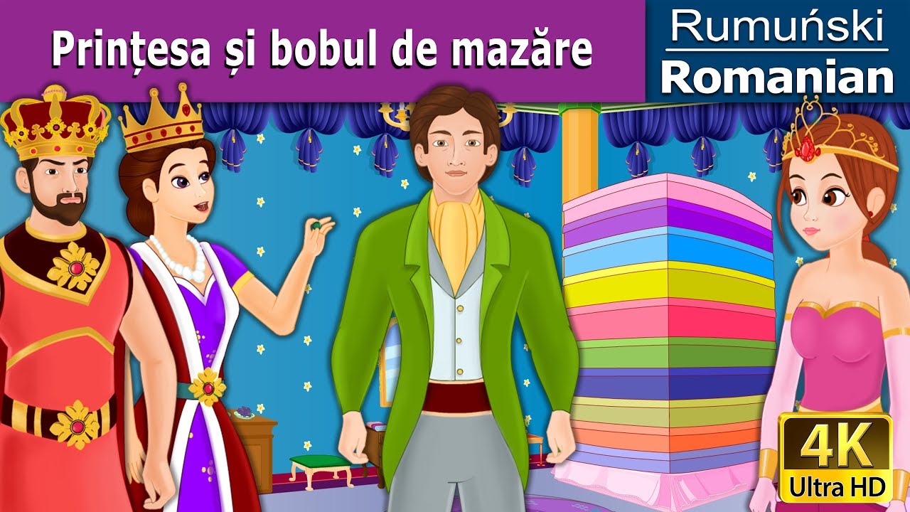 Prințesa și bobul de mazăre | The Princess And The Pea in Romana | @RomanianFairyTales