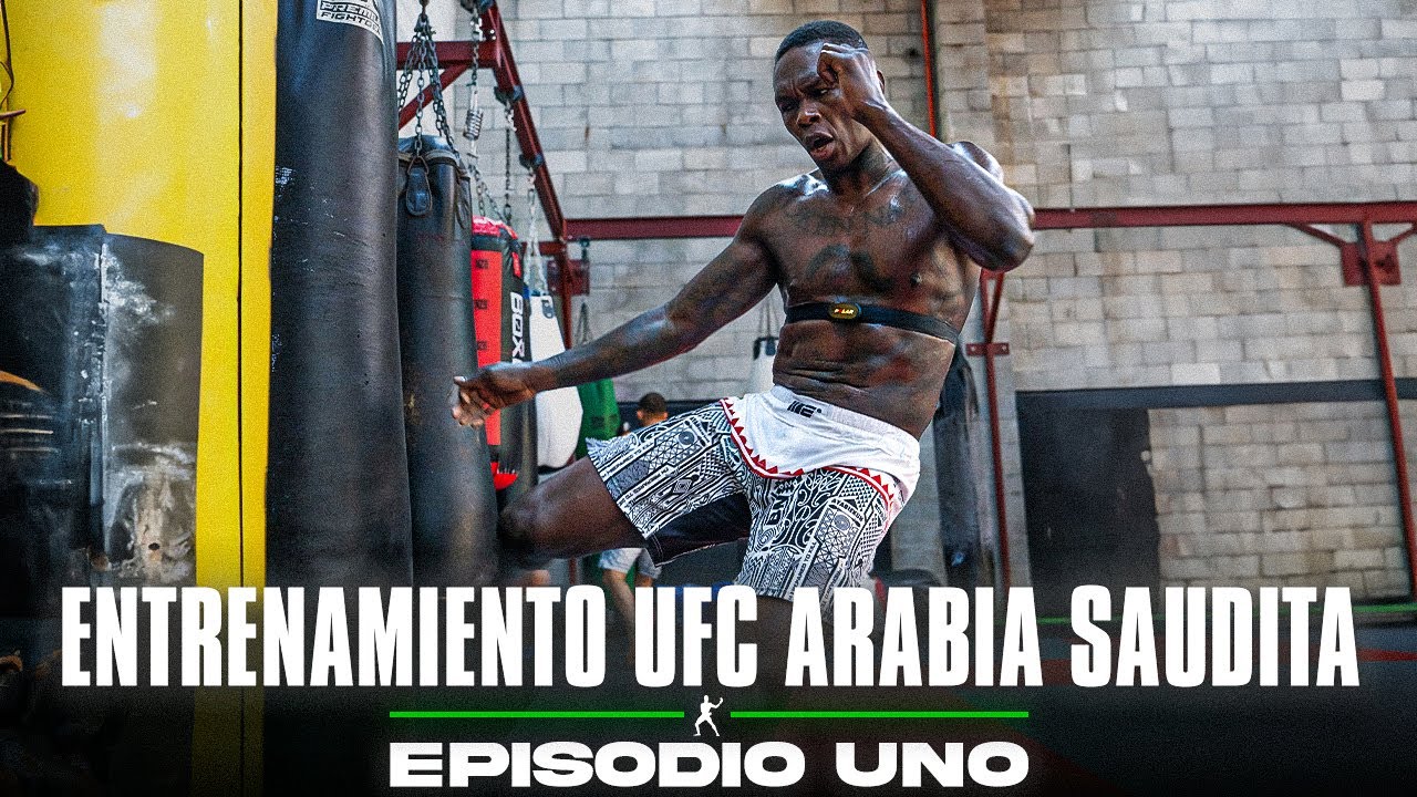 INTENSO ENTRENAMIENTO de Israel Adesanya para el enfrentamiento contra Imavov | UFC Arabia Saudita