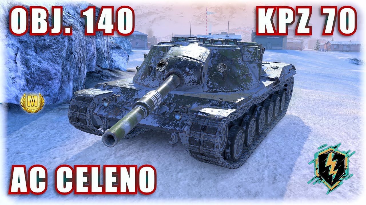 KPZ 70 ⌖ OBJ. 140 ⌖ AC CELENO | World of Tanks Blitz Replays