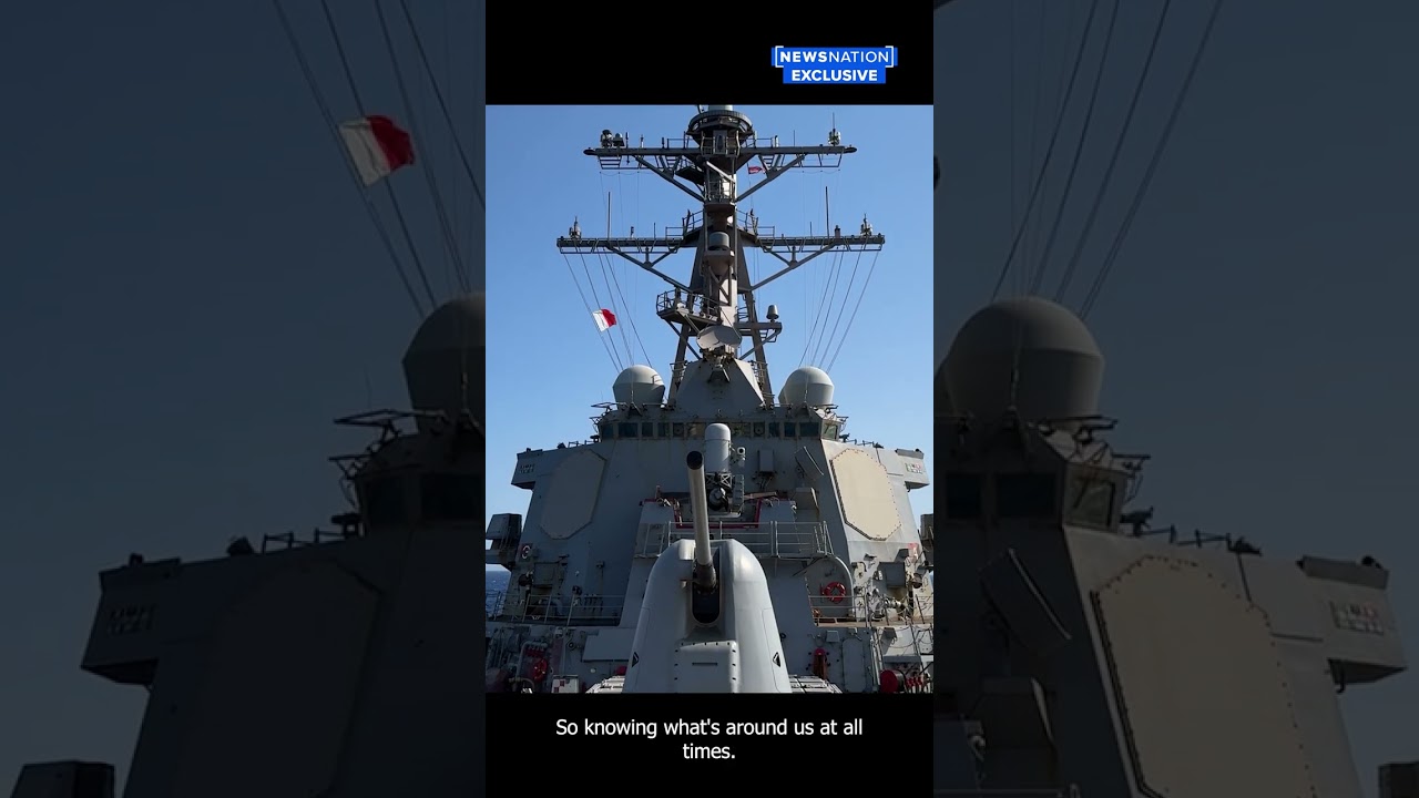 Meet the heroes on board this massive aircraft carrier in the Red Sea