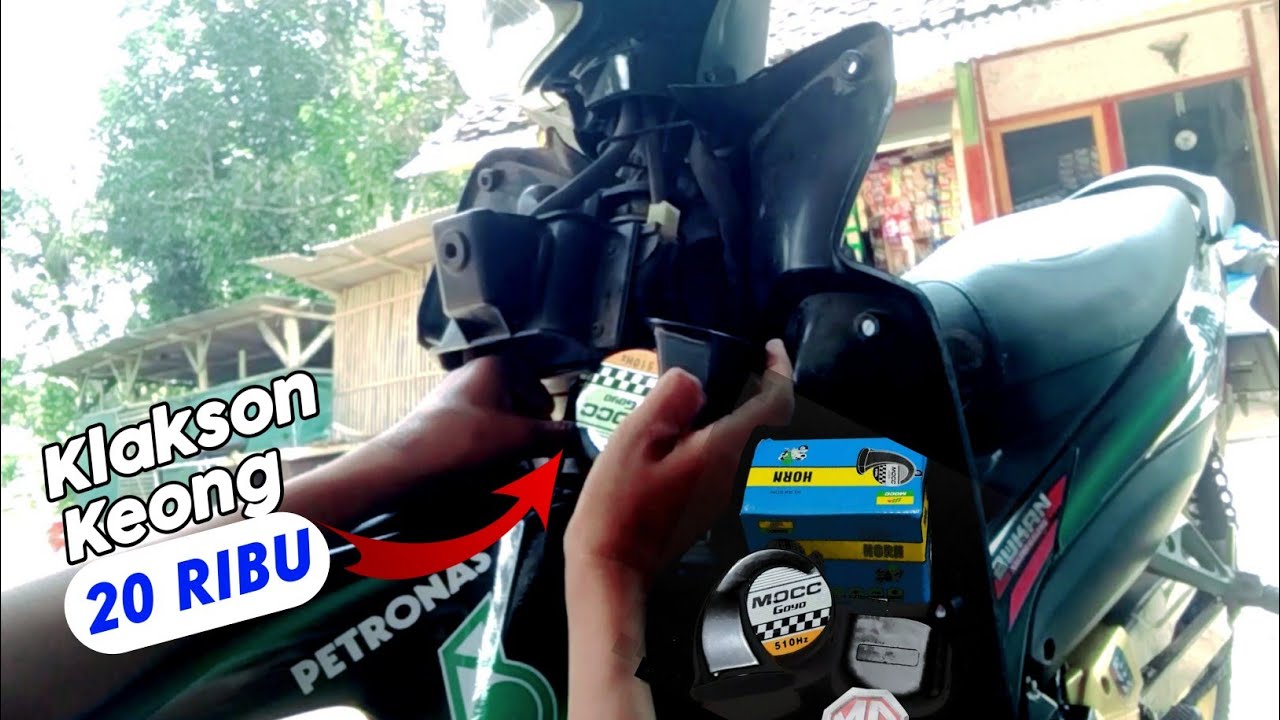 Pemasangan Klakson Keong di Motor Revo