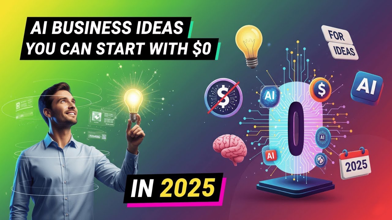 Top AI Business Ideas to Start with $0 in 2025 | Make Money Online Using AI Tools