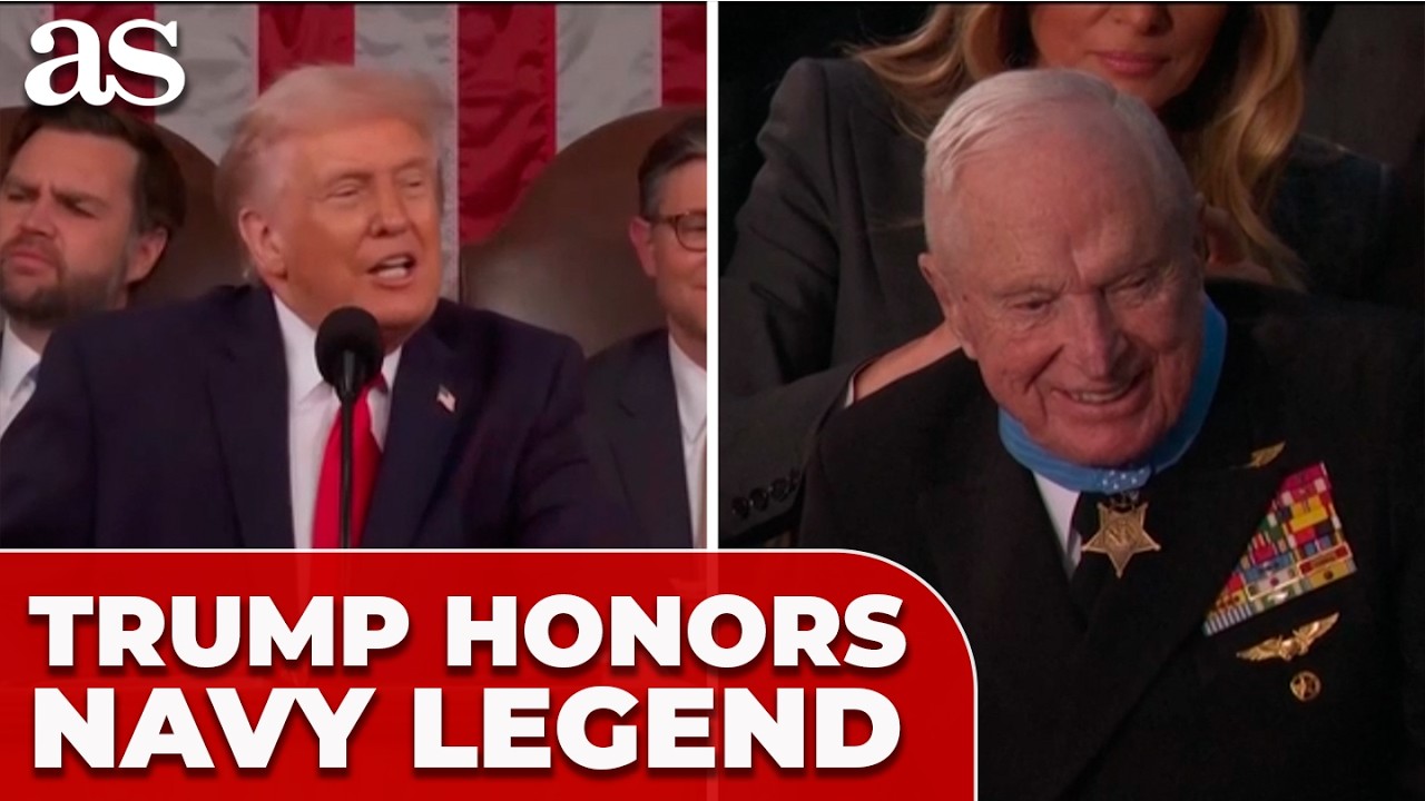 Trump and Melania HONOR 100-YEAR-OLD NAVY LEGEND Royce Williams in HEARTWARMING SOTU TRIBUTE